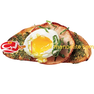 تخم مرغ و ژامبون