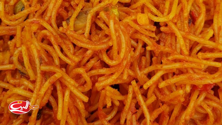 اسپاگتی با سس قارچ