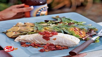 ماهی پخته فلفلی